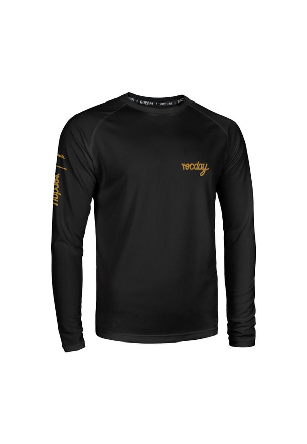ROCDAY - Bluza rowerowa męska Rocday Podium. Kolor: czarny. Sport: kolarstwo