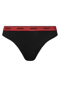 Hugo - HUGO Stringi 50545700 Czarny. Kolor: czarny. Materiał: bawełna