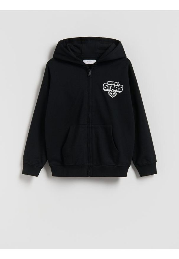 Reserved - Bluza Brawl Stars - czarny. Kolor: czarny. Materiał: dzianina, bawełna