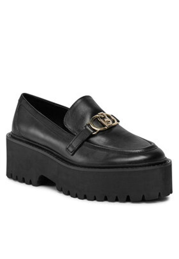 Liu Jo Loafersy Forty 01 SA4049 P0102 Czarny. Kolor: czarny. Materiał: skóra