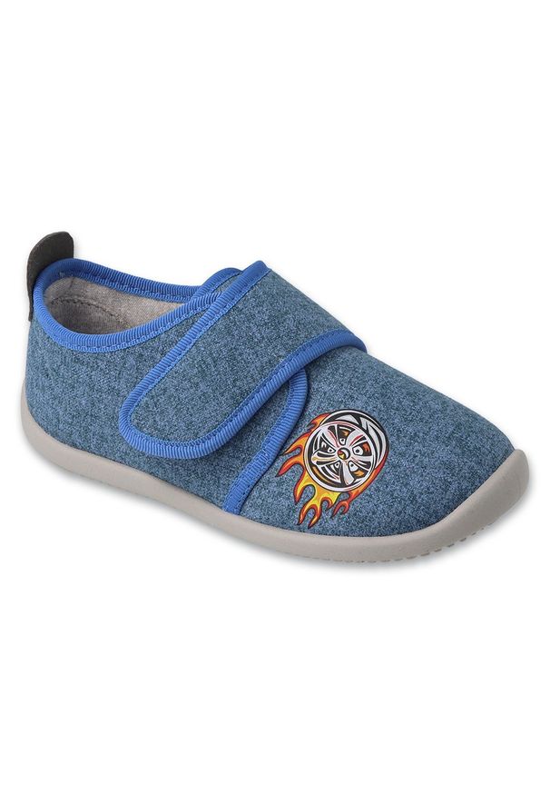 Befado obuwie dziecięce 902X019 niebieskie. Kolor: niebieski. Materiał: materiał