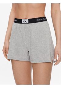 Calvin Klein Underwear Szorty piżamowe 000QS6947E Szary Regular Fit. Kolor: szary. Materiał: bawełna #1