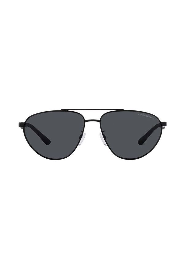 Emporio Armani okulary przeciwsłoneczne 0EA2125 męskie kolor czarny. Kolor: czarny