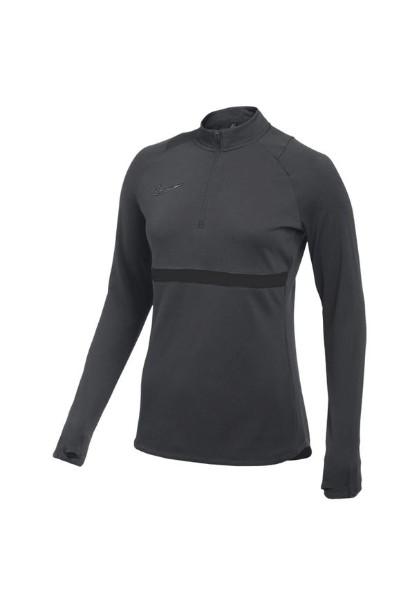 Nike - Bluza Damska Academy 21 DriFIT Quarter Zip Drill Top. Kolor: szary