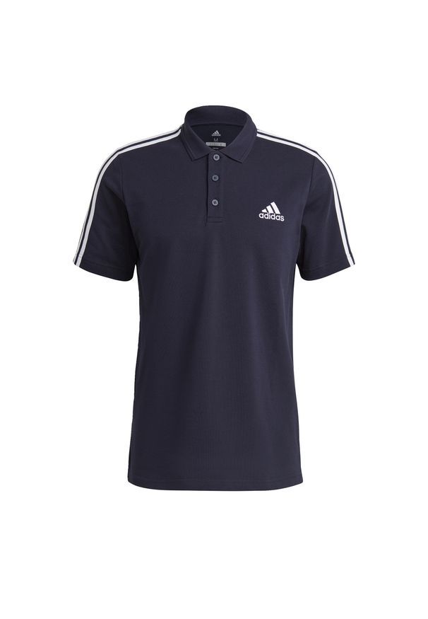Adidas - Polo adidas Aeroready Essentials Piqué Embroidered Small Logo 3-Bandes. Typ kołnierza: polo. Kolor: wielokolorowy, niebieski, biały. Materiał: bawełna, materiał. Sport: tenis