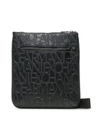 Armani Exchange Saszetka 952526 CC838 00020 Czarny. Kolor: czarny. Materiał: skóra