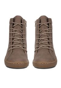 Rieker Trzewiki Z6630-24 Brązowy. Kolor: brązowy. Materiał: materiał #4