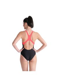 Damski kostium kąpielowy 1-częściowy Arena Pro Graphic. Kolor: wielokolorowy, czarny, czerwony #2