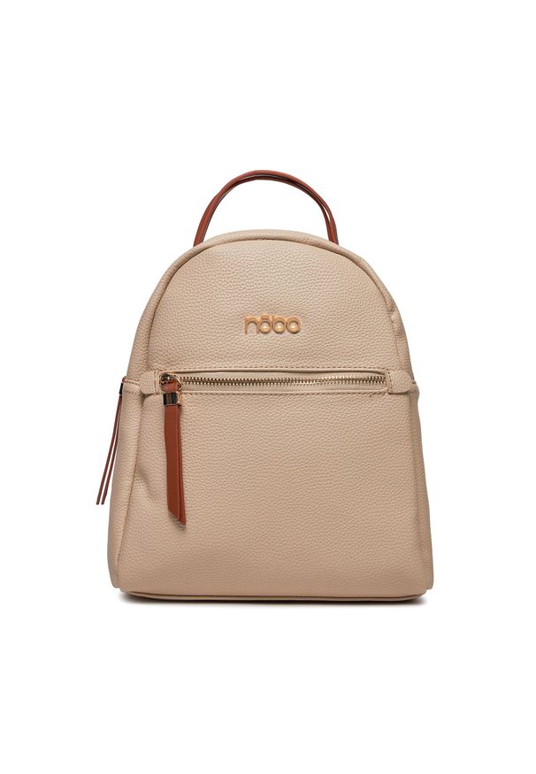 Plecak Nobo NBAG-R0530-CM00 Kremowy. Kolor: beżowy. Materiał: skóra
