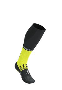 Skarpety do biegania Compressport Full Socks Winter Run. Kolor: żółty
