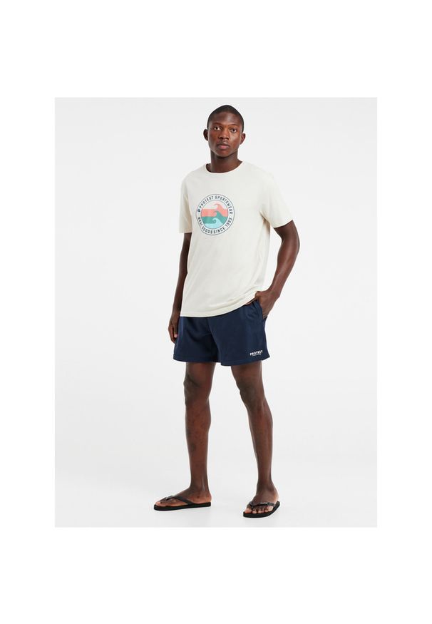 Spodenki męskie Protest PRTMORNE jogging shorts. Kolor: niebieski. Długość: krótkie. Sezon: lato. Sport: bieganie