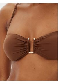 Max Mara Beachwear Góra od bikini Amelia 2516821199 Brązowy. Kolor: brązowy. Materiał: syntetyk #3