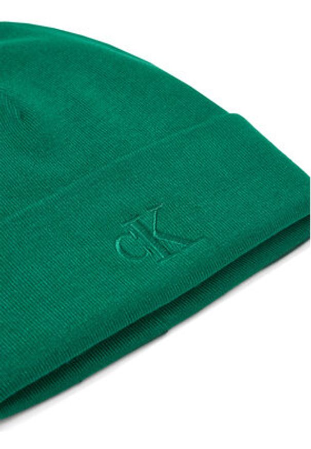 Calvin Klein Czapka LV04D8020G Zielony. Kolor: zielony. Materiał: materiał, wiskoza