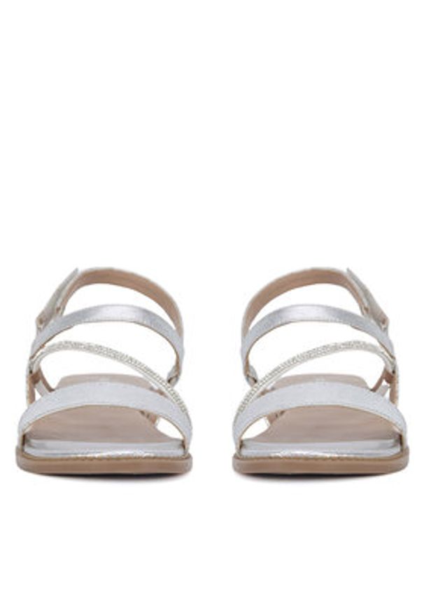 Lasocki Sandały EST-AFIONA-12 Srebrny. Kolor: srebrny. Materiał: materiał