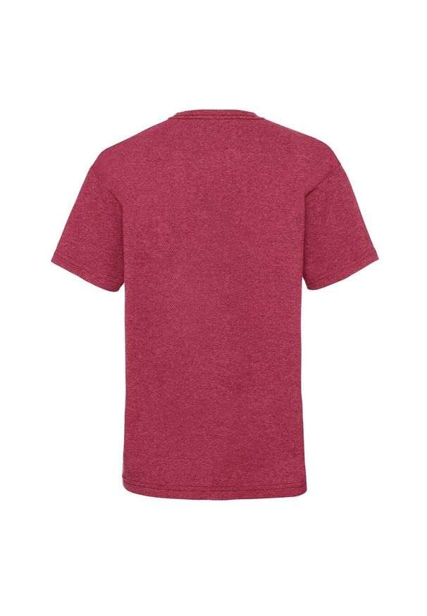 FRUIT OF THE LOOM - Koszulka Dziecięca Valueweight Polycotton T-shirt. Kolor: czerwony