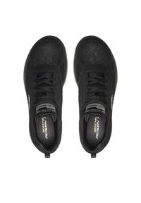 skechers - Skechers Sneakersy Fallford 58363/BBK Czarny. Kolor: czarny. Materiał: skóra #4
