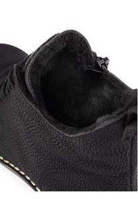 Rieker Trzewiki 73333-00 Czarny. Kolor: czarny. Materiał: materiał #3