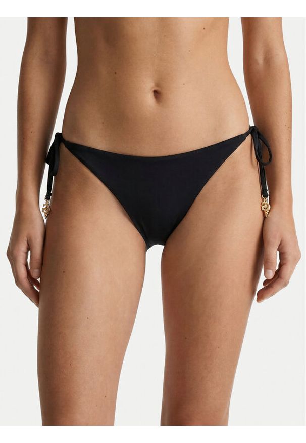 Guess Dół od bikini E6GO01 KF412 Czarny. Kolor: czarny. Materiał: syntetyk