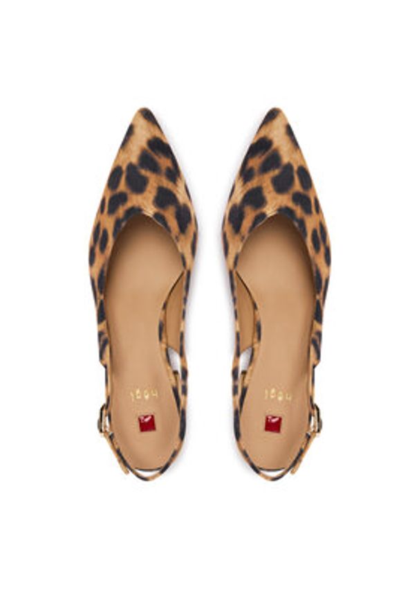 HÖGL Czółenka 1-104617 Brązowy. Kolor: brązowy. Materiał: skóra, zamsz