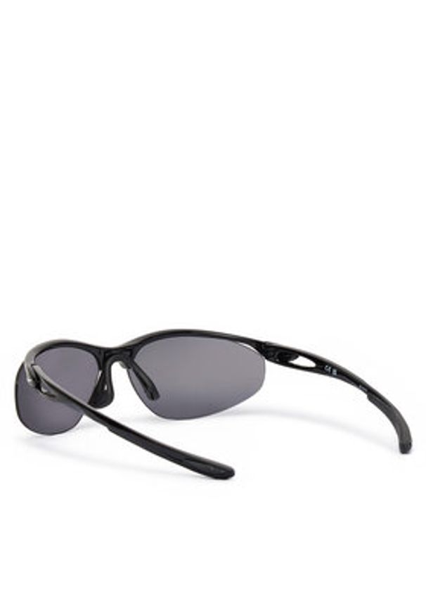 Nike Okulary przeciwsłoneczne Aerial DZ7352 010 Czarny. Kolor: czarny