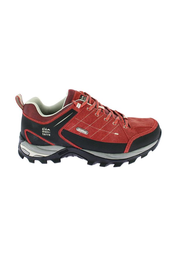 ELEMENTERRE - Niskie buty turystyczne Élémenterre Sonora Low EV. Kolor: czerwony. Materiał: nylon, skóra. Szerokość cholewki: normalna
