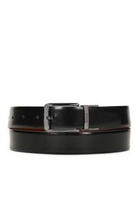 Kazar - Brązowo-czarny pasek dwustronny. Kolor: brązowy. Materiał: skóra. Styl: elegancki, klasyczny #1