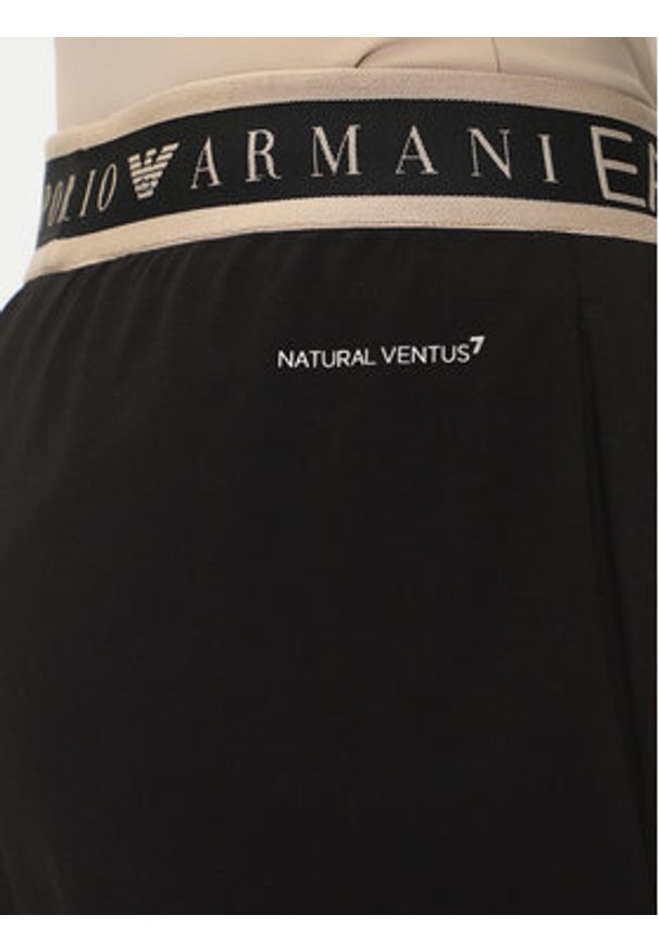 EA7 Emporio Armani Spodnie dresowe 7W000281 AF12501 UC001 Czarny Regular Fit. Kolor: czarny. Materiał: syntetyk