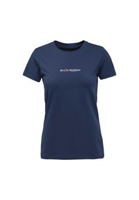 Koszulka damska Black Diamond Heritage Wordmark. Kolor: wielokolorowy, niebieski, fioletowy. Sport: wspinaczka #1