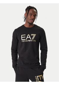 EA7 Emporio Armani Bluza 7M002278 AF22266 MC004 Czarny Regular Fit. Kolor: czarny. Materiał: bawełna #1