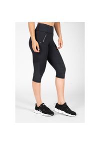 GORILLA WEAR - Legginsy fitness damskie 3/4 Gorilla Wear Monroe Cropped. Kolor: czarny. Sport: fitness