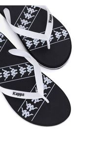Kappa Japonki 371D2SW BLACK - WHITE Kolorowy. Materiał: syntetyk, materiał. Wzór: kolorowy #5