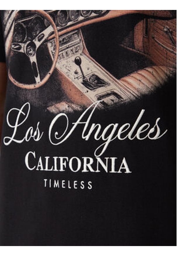 Guess T-Shirt M6RI13 K8FQ4 Czarny Regular Fit. Kolor: czarny. Materiał: bawełna