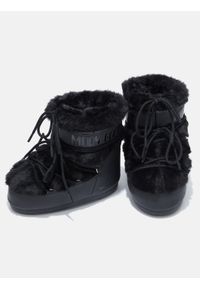 Śniegowce damskie Moon Boot ICON LOW FAUX-FUR BOOTS. Kolor: czarny #2