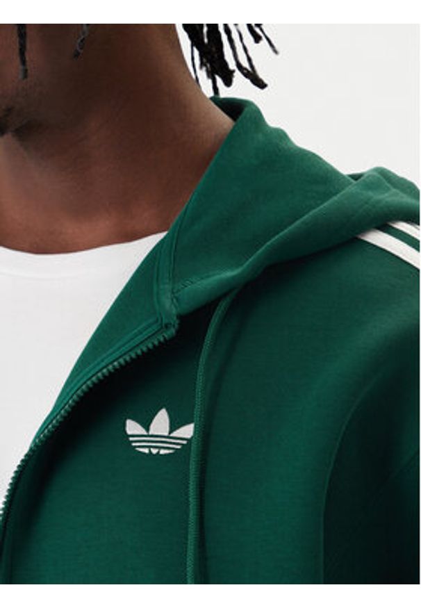 Adidas - adidas Bluza adicolor Spacer KD4085 Zielony Loose Fit. Okazja: na spacer. Kolor: zielony. Materiał: syntetyk