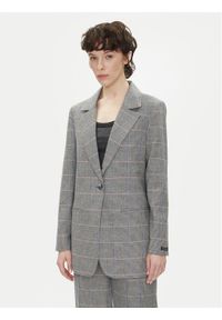 Pepe Jeans Marynarka Flavia PL402503 Szary Regular Fit. Kolor: szary. Materiał: syntetyk, wełna