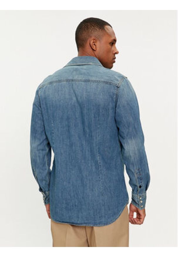 G-Star RAW - G-Star Raw Koszula jeansowa Dakota D23616-D252 Niebieski Regular Fit. Kolor: niebieski. Materiał: bawełna