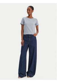 Weekend Max Mara T-Shirt Multib 2615971021 Błękitny Regular Fit. Kolor: niebieski. Materiał: bawełna #5