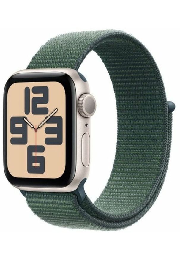 APPLE - Smartwatch Apple Watch SE Gen.2 GPS 40mm Starlight Alu Sport Loop Zielony (MXEH3QL/A). Rodzaj zegarka: smartwatch. Kolor: zielony. Styl: sportowy