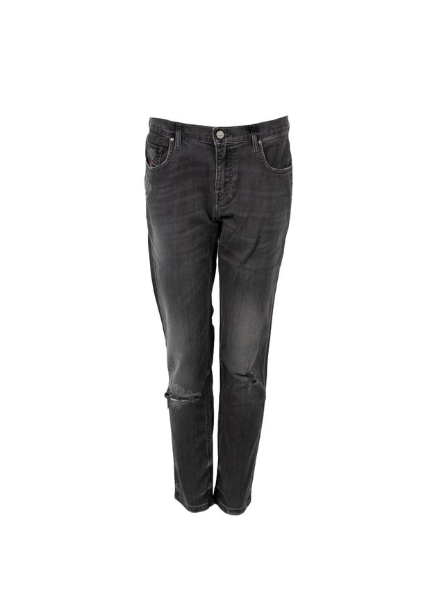 Diesel Jeansy "Belthy-Ankle-D" | 00SA320-69BH | Kobieta | Czarny. Okazja: na co dzień. Kolor: czarny. Długość: krótkie. Styl: klasyczny, elegancki, casual