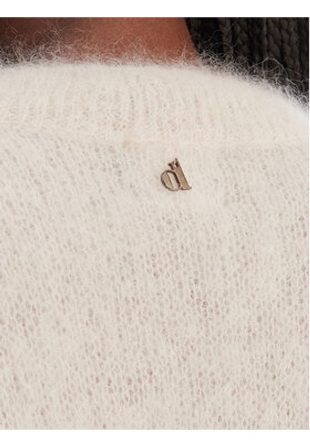 Dixie Sweter M277Y101A Écru Relaxed Fit. Materiał: syntetyk