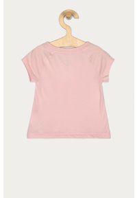 GAP - T-shirt dziecięcy 80-110 cm. Okazja: na co dzień. Kolor: różowy. Materiał: bawełna, dzianina. Wzór: nadruk. Styl: casual #3