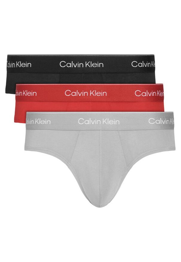 Calvin Klein Underwear Komplet slipów LV00NB4563 Kolorowy. Materiał: bawełna. Wzór: kolorowy