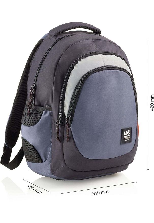 Plecak turystyczny MIQUELRIUS Miquelrius Rucksack Triple Berlin Recyklingowy 30l 3 przegródkach niebieski. Kolor: niebieski