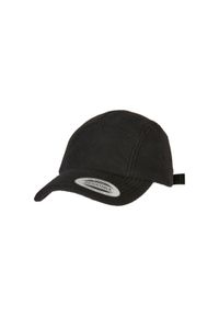 FLEXFIT - Czapka z polaru Flexfit Jockey. Kolor: czarny. Materiał: polar #1