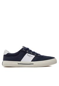 Pepe Jeans Sneakersy Kenton Strap M PMS31042 Granatowy. Kolor: niebieski. Materiał: materiał #1