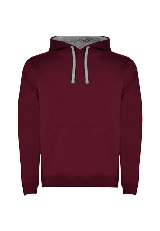 ROLY - Męska Bluza Z Kapturem Urban. Typ kołnierza: kaptur. Kolor: czerwony, szary, wielokolorowy