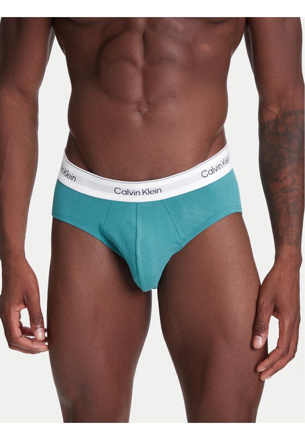 Calvin Klein Underwear Komplet 3 par slipów LV00NB4388 Kolorowy. Materiał: bawełna. Wzór: kolorowy