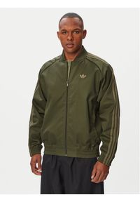 Adidas - adidas Bluza Sst Adicolor Classics KR1370 Zielony ciemny Regular Fit. Kolor: zielony. Materiał: syntetyk #1