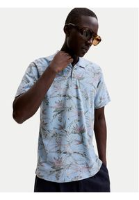 Jack & Jones Polo Blu Hawaii 12295860 Niebieski jasny Relaxed Fit. Typ kołnierza: polo. Kolor: niebieski. Materiał: bawełna #7