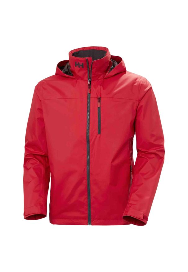 Kurtka przeciwdeszczowa męska Helly Hansen Crew Hooded Jacket 2.0. Kolor: czerwony